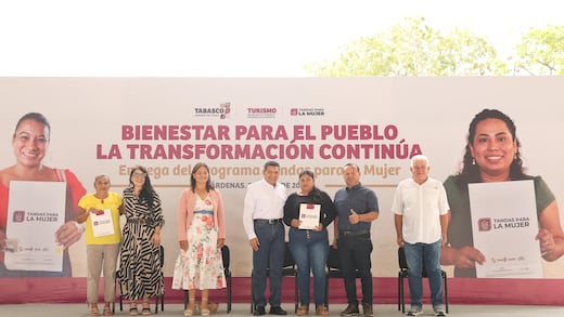 Javier May entrega Tandas para la Mujer en Tabasco con inversión de 150 millones de pesos