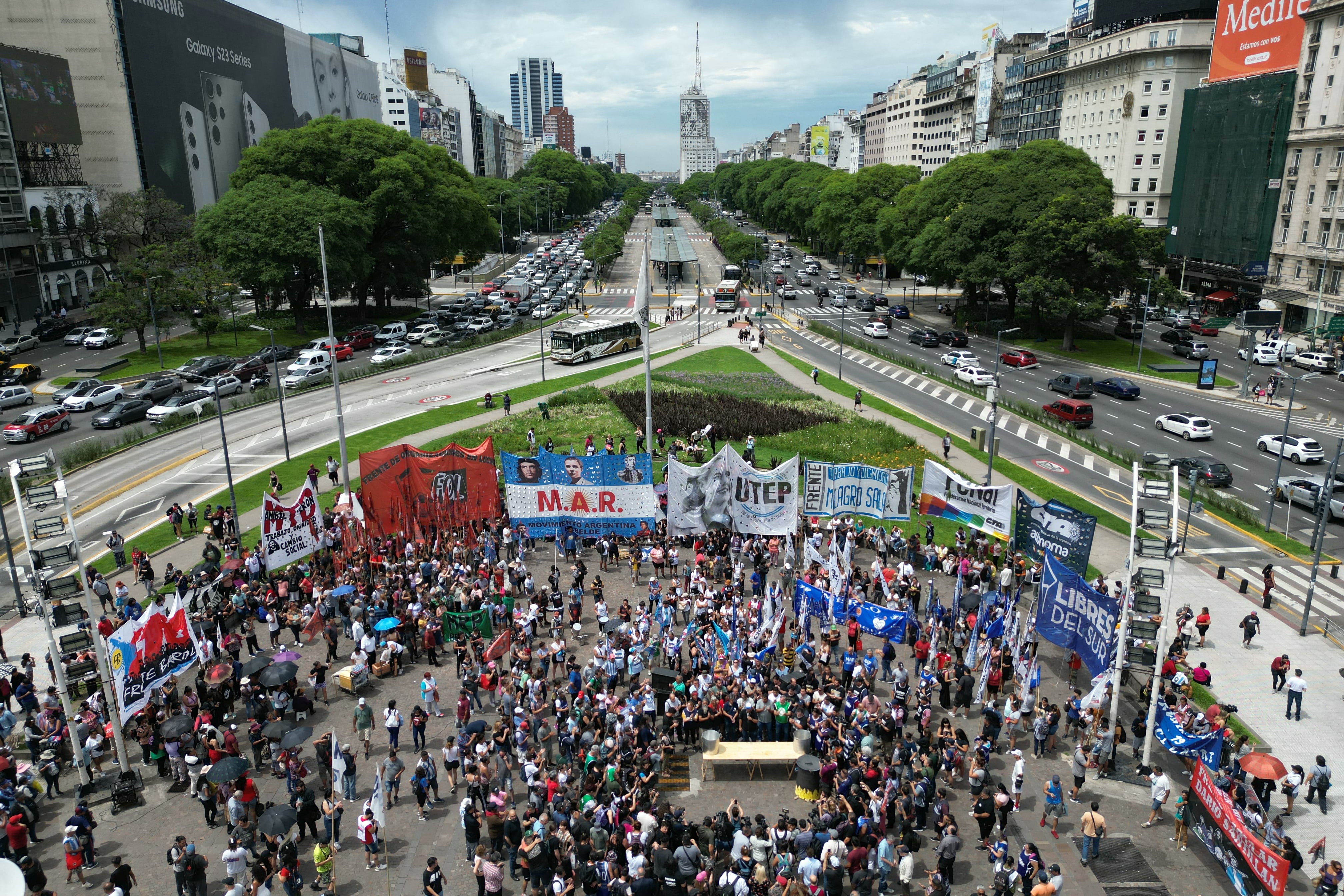 Manifestaciones en Argentina