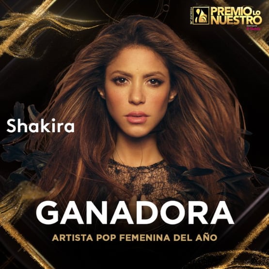 Premios Lo Nuestro 2024: Shakira gana a Artista Pop Femenina Del Año