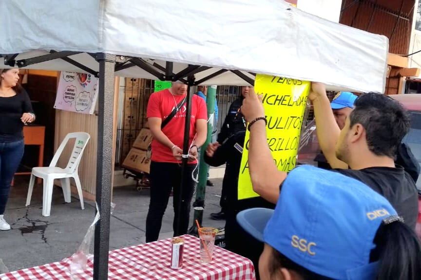 "Calle de la michelada" fue desmantelada en alcaldía Coyoacán por elementos de seguridad