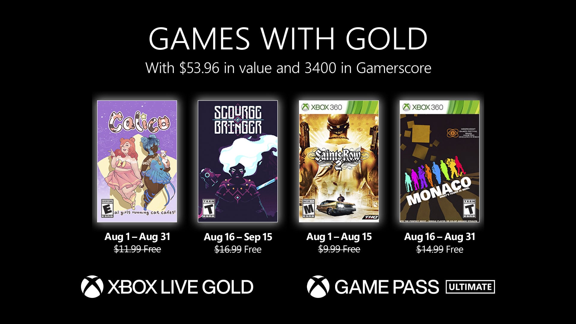 Juegos gratis de Xbox