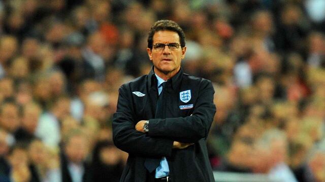 Capello dirigió a la Selección de Inglaterra.