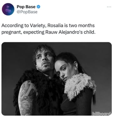 Rosalía estaría embarazada