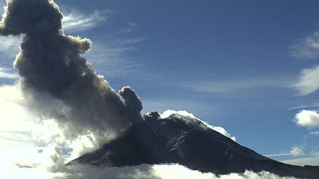 Volcán Popocatépetl el 7 de diciembre
