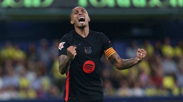 Raphinha con el FC Barcelona.