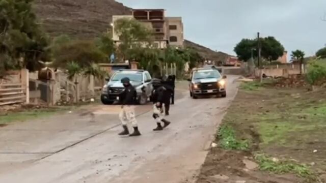 Enfrentamiento en Rosarito