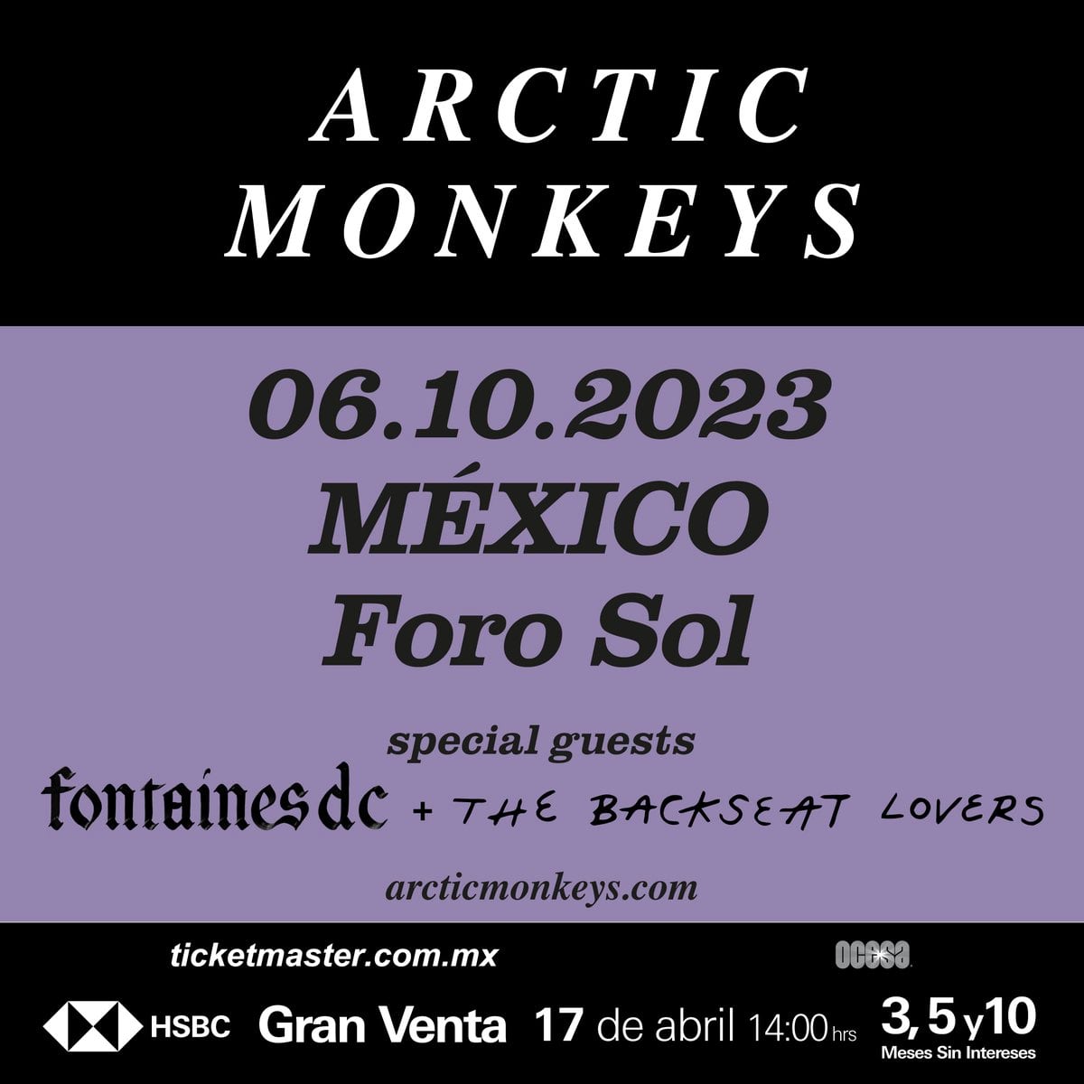 Arctic Monkeys en México: Precio de boletos para su concierto en Foro Sol