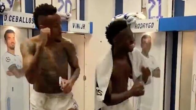 Así celebraron los jugadores del Real Madrid