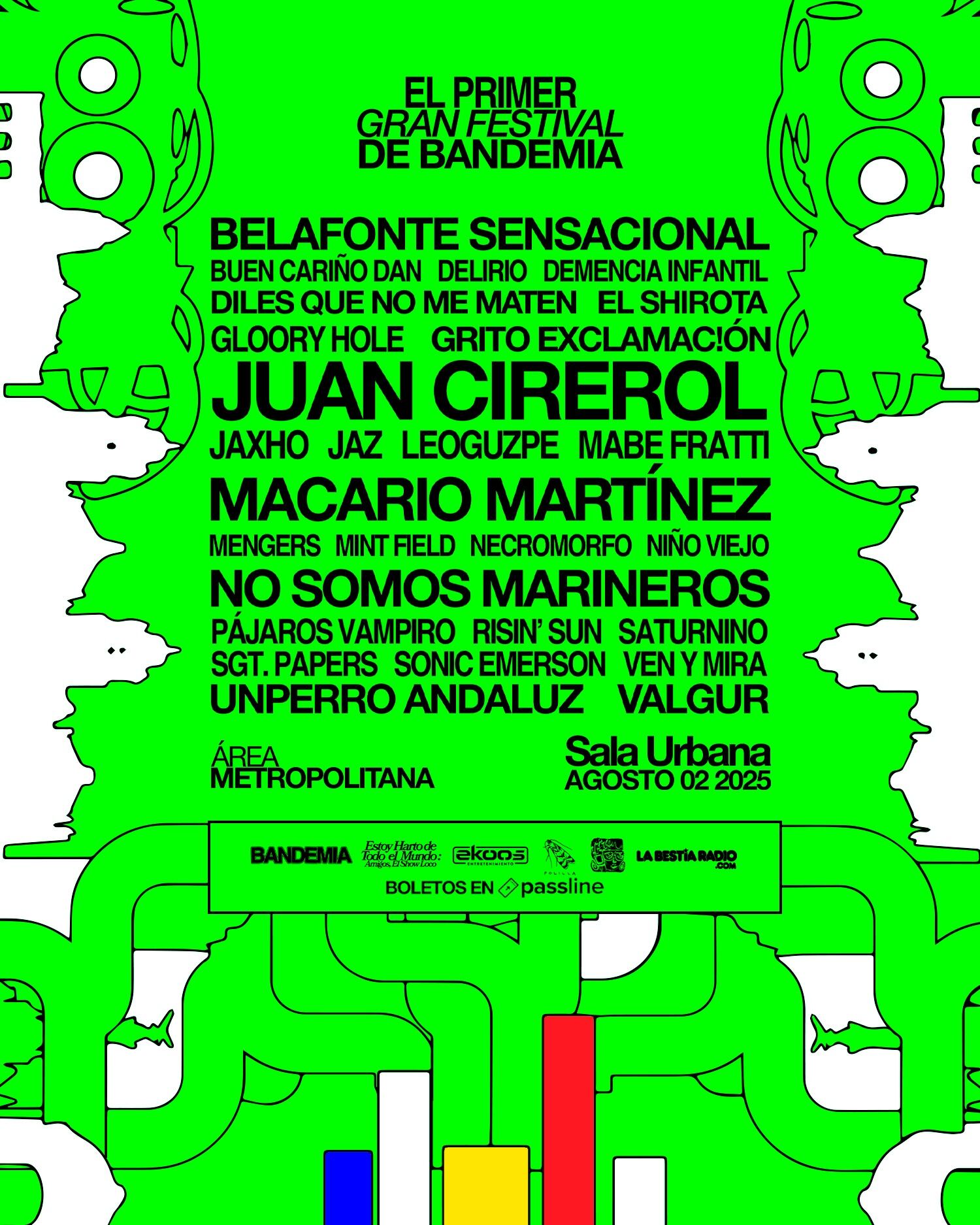 El Primer Gran Festival de Bandemia: Precio de boletos y cartel que incluye a Macario Martínez y más