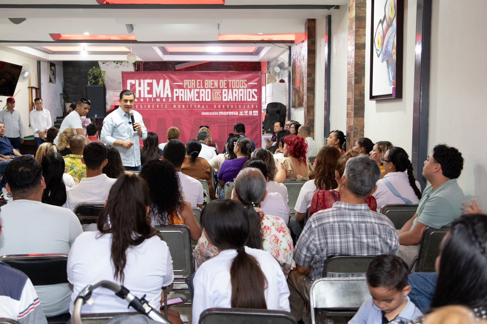 Chema Martínez asegura que Movimiento Ciudadano vio al arte y la cultura en Guadalajara como un negocio