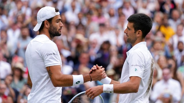 Berrettini cayó ante Djokovic