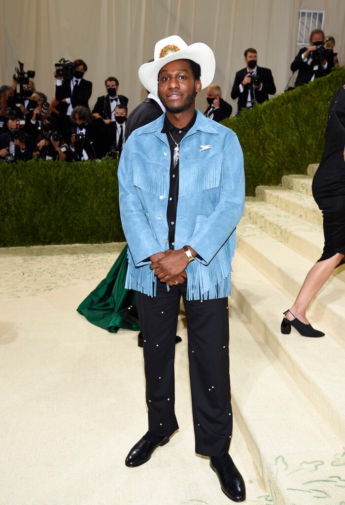 Leon Bridges en Met Gala 2021.