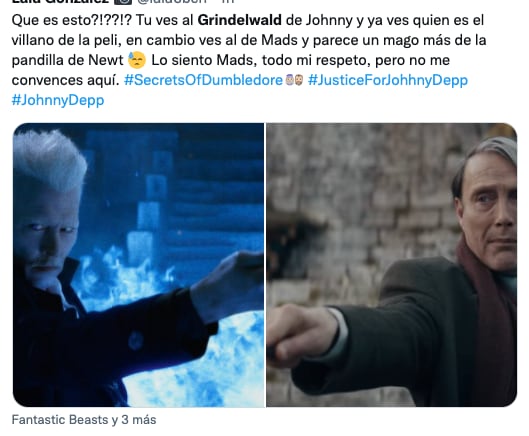 Mads Mikkelsen como Gellert Grindelwald y sus comparaciones con Johnny Depp