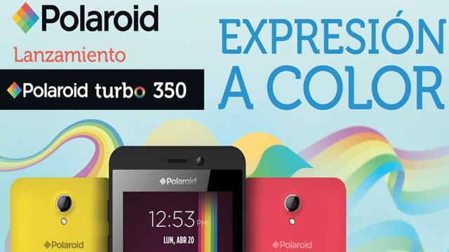 Polaroid presentó en México su nuevo teléfono Turbo 350