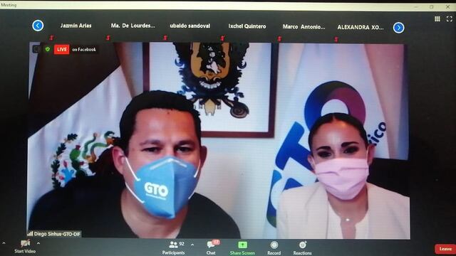 Diego Sinhue y Adriana Ramírez