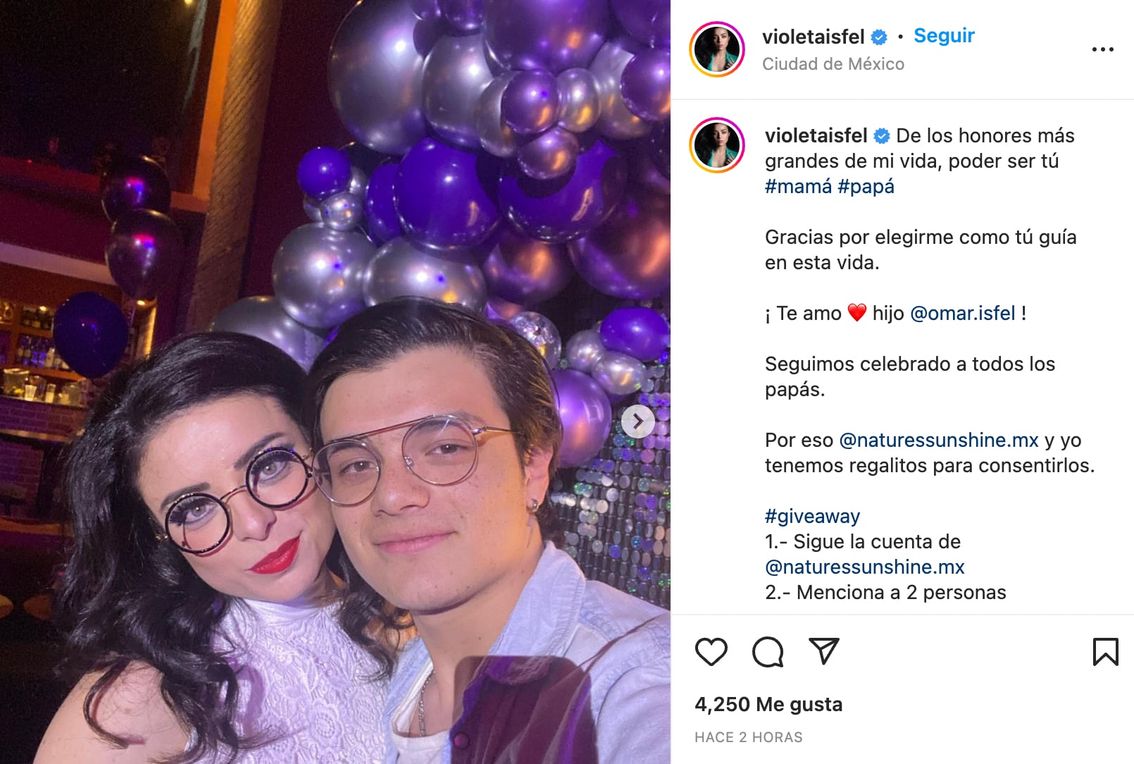 Violeta Isfel dice que fue madre y padre para Omar Isfel