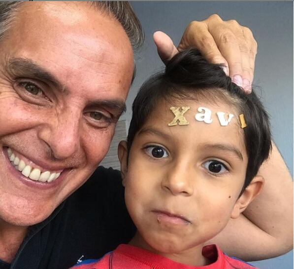 Xavier Ortiz y su hijo, Javier Ortiz Jr.