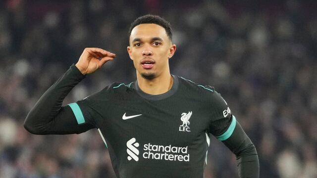 Trent Alexander-Arnold con el Liverpool.