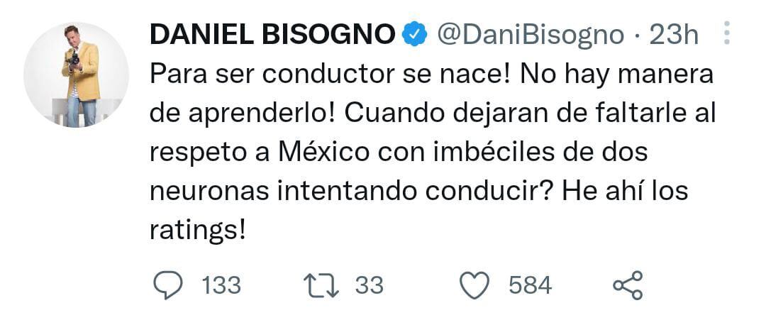 Mensaje Daniel Bisogno