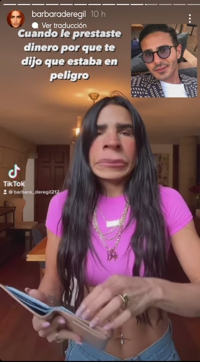 Bárbara de Regil hace TikTok de 'El estafador de Tinder'