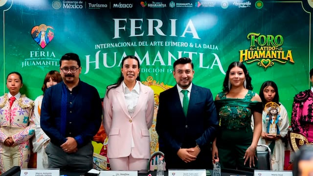SECTUR destaca a Huamantla durante la presentación de su Feria 2026.