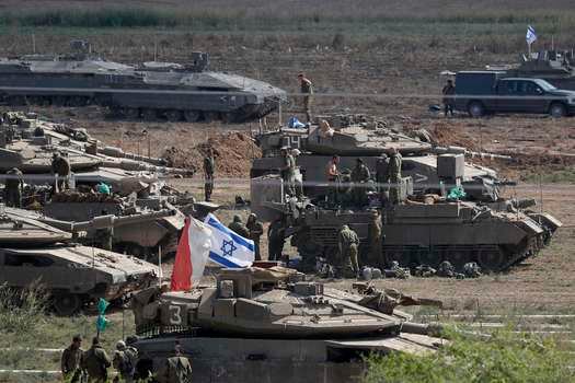 Tropas de Israel se preparan para invadir Gaza