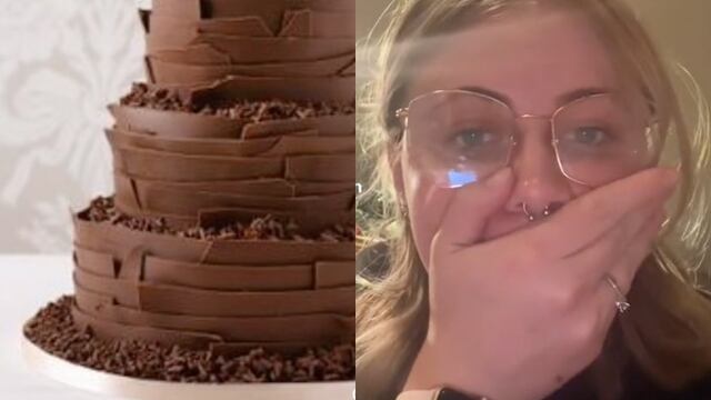 Encargó un pastel de chocolate
