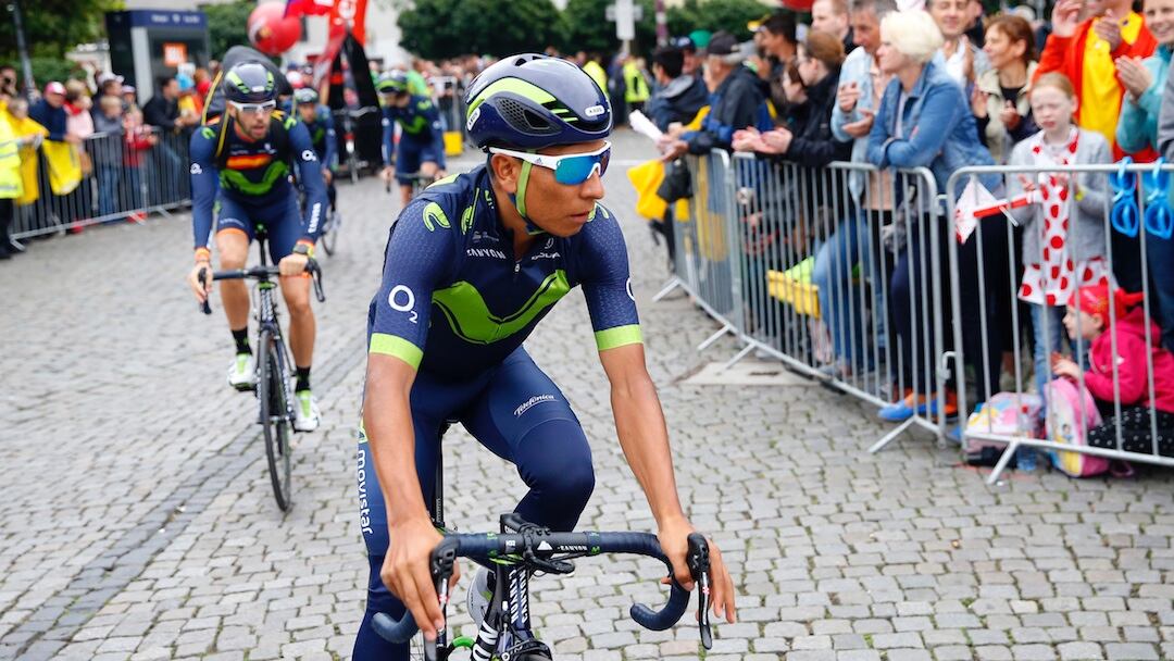 Nairo Quintana está noveno en la clasificación general