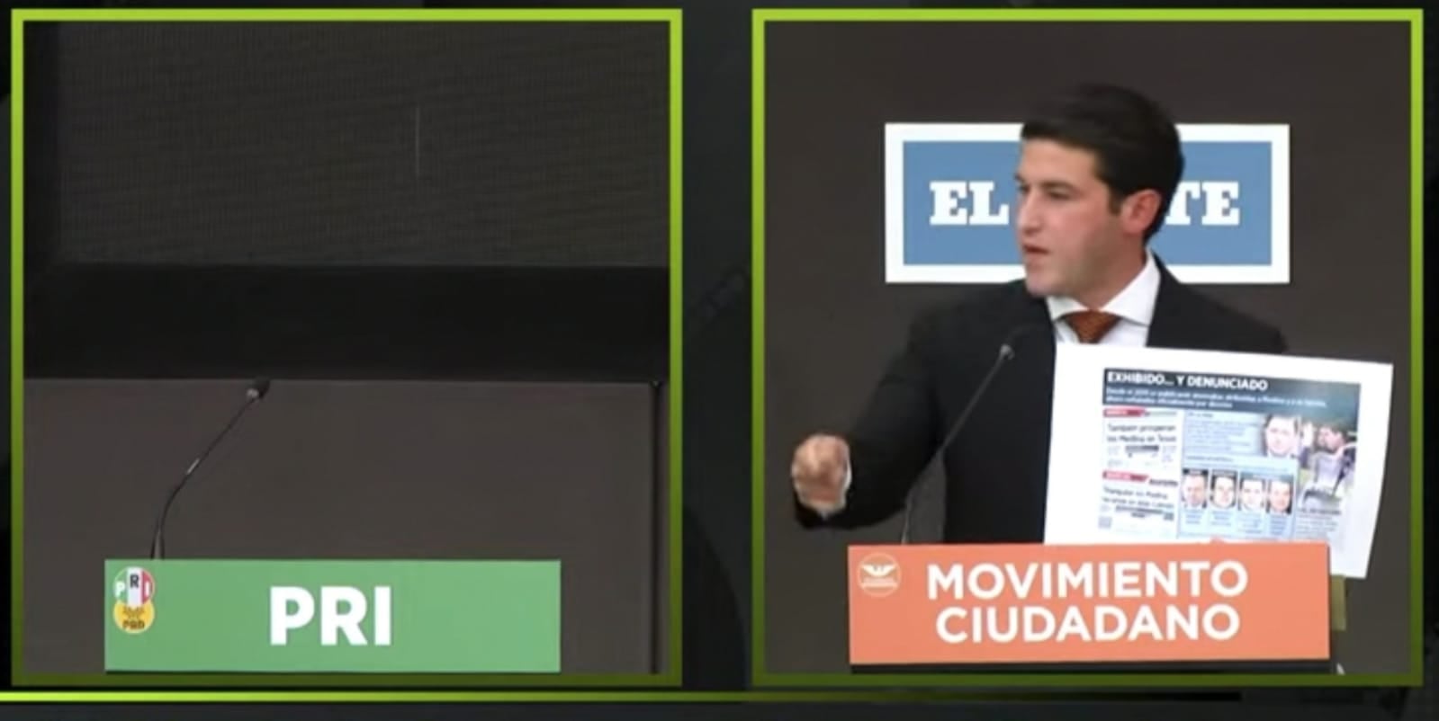 Samuel García en el debate
