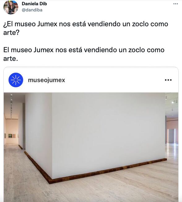 Comentario por obra exhibida en Museo Jumex