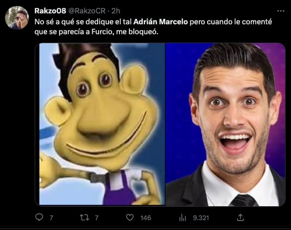 Parece que a Adrián Marcelo no le gusta que se burlen de él