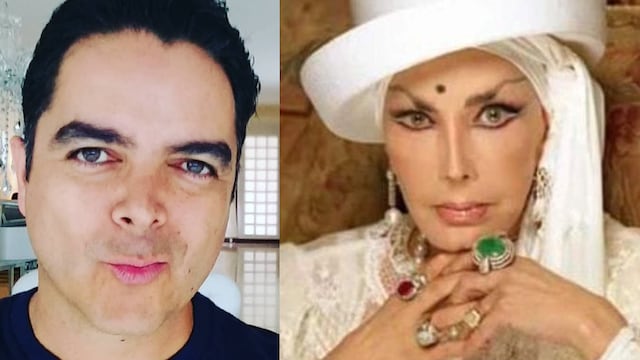 Irma Serrano y José Julián, su supuesto esposo