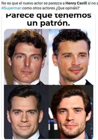 Elección de David Corenswet como Superman causa comparaciones con Henry Cavill y memes