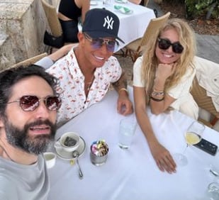 Erik Rubín con Paulina Rubio