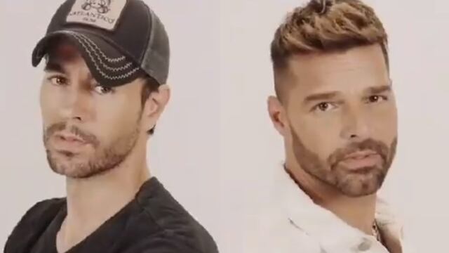 Ricky Martin y Enrique Iglesias