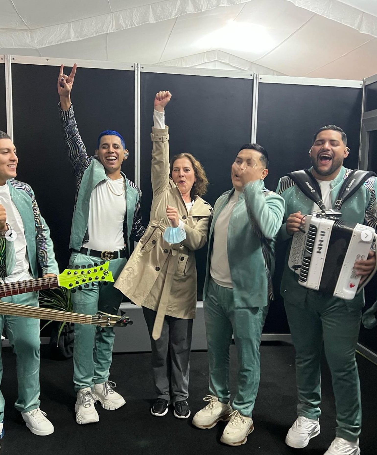 Beatriz Gutiérrez es fan de Grupo Firme: la pasó increíble con Eduin Caz y su esposa Daisy Anahy (FOTOS)