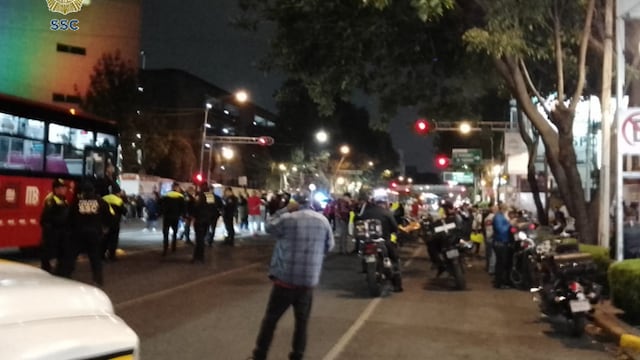 Bloqueo sobre Eje 1 Poniente, CDMX