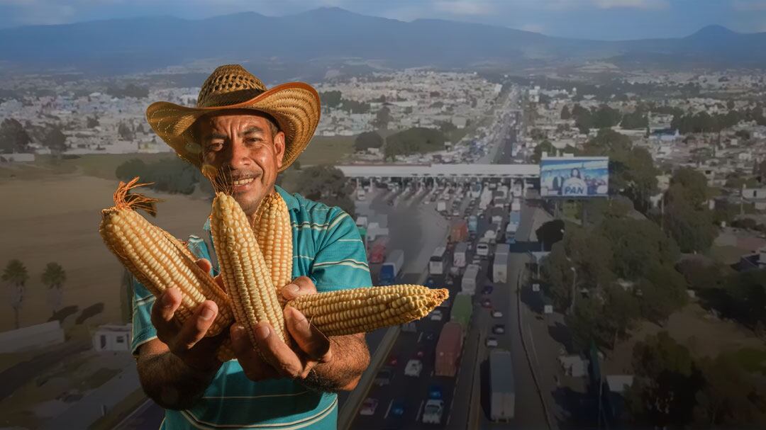 Productores de maíz mantienen bloqueada la autopista Arco Norte desde hace más de 50 horas