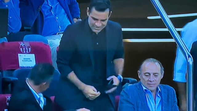 Rafael Márquez en el Camp Nou