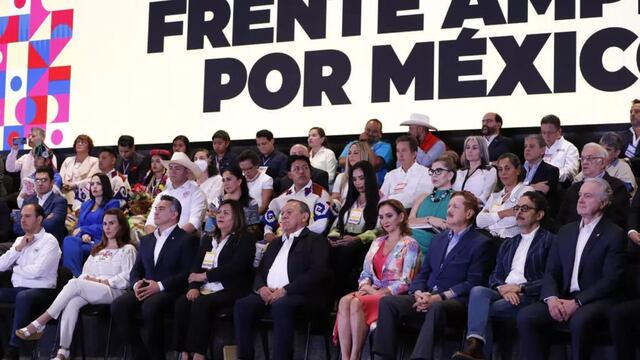 Integrantes del Frente Amplio Por México