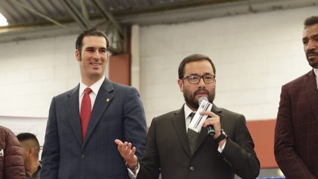 Miguel Ángel Torruco, comisionado Nacional de Box y Víctor Hugo Romo, alcalde de Miguel Hidalgo, inauguraron las instalaciones.