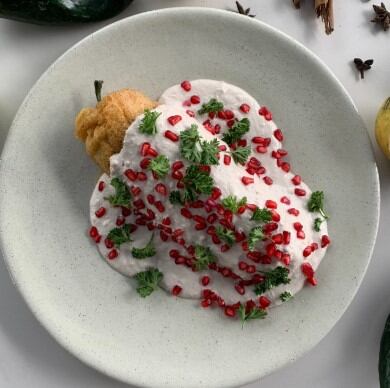 Chile en Nogada en restaurante Arango