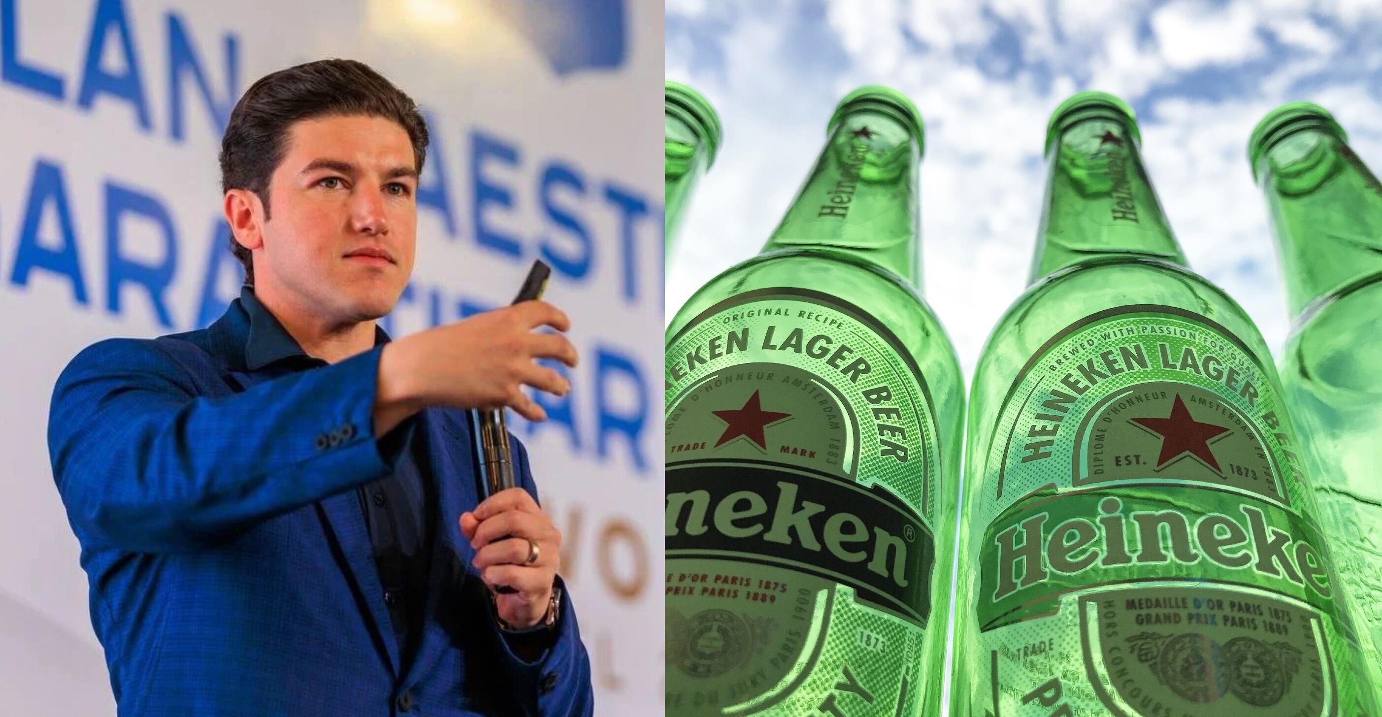 Samuel García advierte a Heineken que tendrá que entregar agua