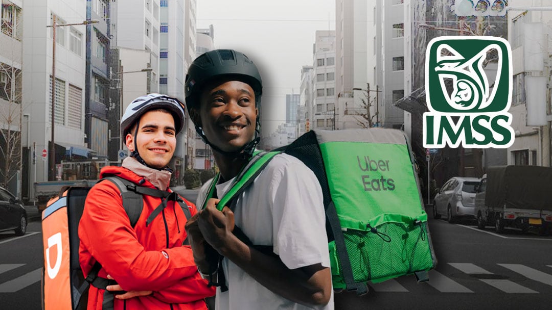 IMSS para repartidores de Uber y DiDi