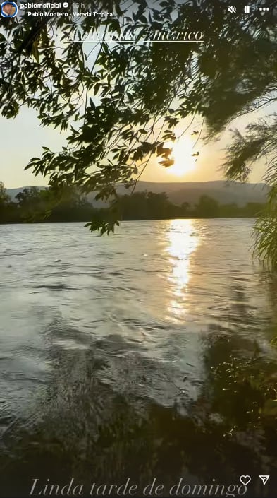 Pablo Montero disfruta de una tranquila tarde en Chiapas