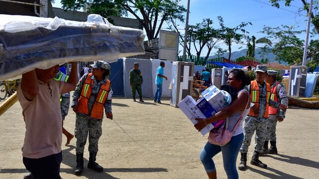 Entrega de enseres domésticos