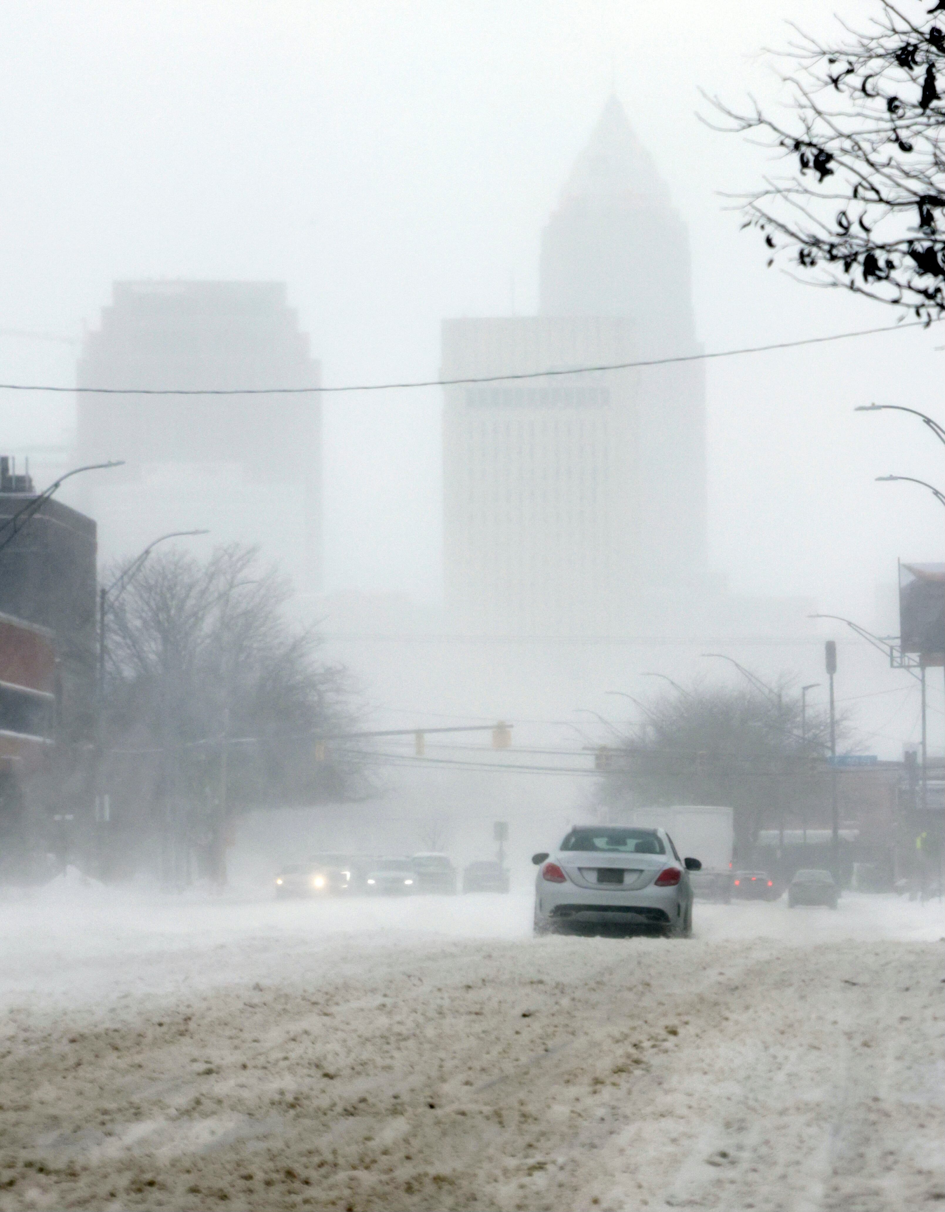 Nevadas en Cleveland, Estados Unidos