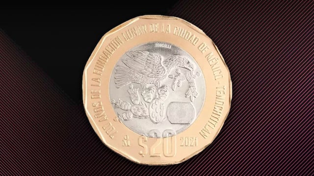 Moneda de 20 pesos conmemorativa