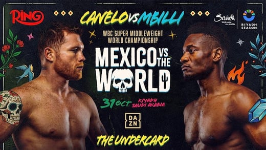 Canelo vs Mbilli: Revelan la cartelera completa de “México vs el Mundo”