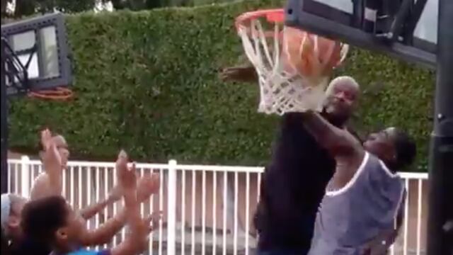 Shaquille O'Neal no tuvo piedad ante sus hijos